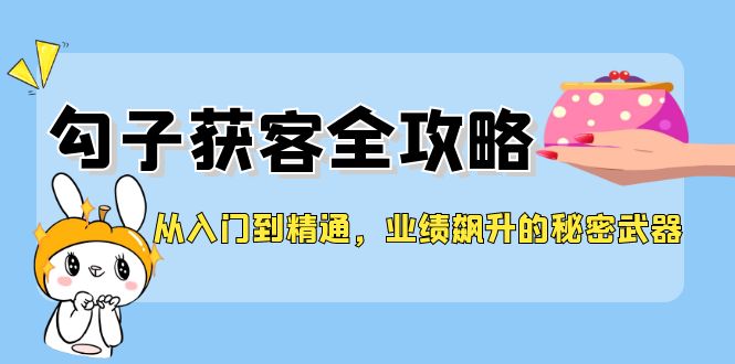 （12247期）从入门到精通，勾子获客全攻略，业绩飙升的秘密武器-创新社-资源网-最新项目分享网站-